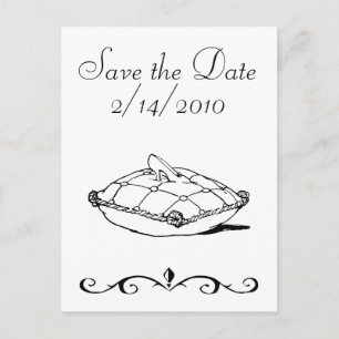 Carte Postale Faire-part Enregistrer la date Cinderella Slipper Fairytale A