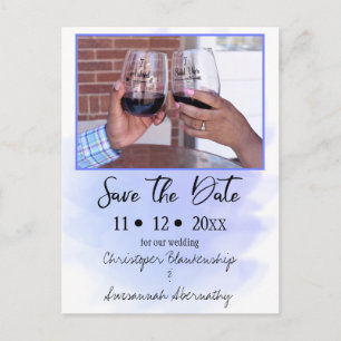 Carte Postale Faire-part Enregistrer La Date Photo Personnalisée Mariage S