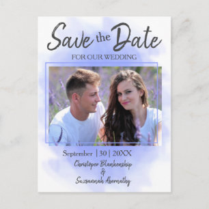 Carte Postale Faire-part Enregistrer La Date Photo Personnalisée Mariage S