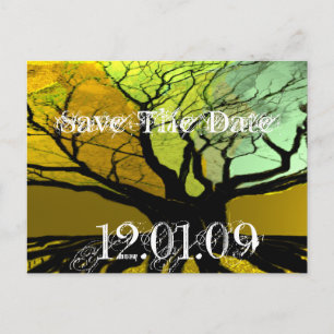 Carte Postale Faire-part Enregistrer La Date - Racines