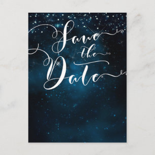 Carte Postale Faire-part Étoiles Enchantées Célestes Étoilées Enregistrez l