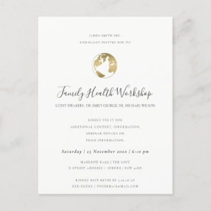 CARTE POSTALE FAIRE-PART ÉVÉNEMENT ATELIER ROSE NOIR PINK EUCALYPTUS ROUGIS