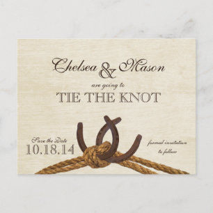Carte Postale Faire-part Faire part de mariage Campagne Rustique