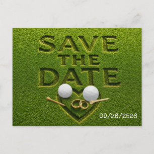 Carte Postale Faire-part Faire part de mariage Golf Golf