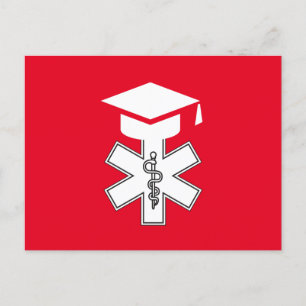 Carte Postale Faire-part FAIRE-PART/invitation de diplômé(e)s paramédical E