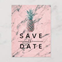 Faire suivre moderne Marbre Rose Ananas