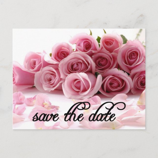 Carte Postale Faire-part faites gagner la date (Devant)
