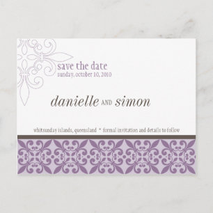 Carte Postale Faire-part FAITES GAGNER LA DATE : : 2 frais