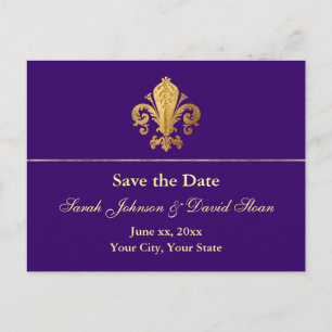 Carte Postale Faire-part Faites gagner la date personnalisable