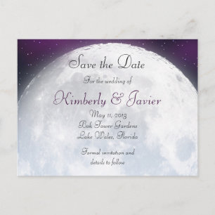 Carte Postale Faire-part Faites gagner la date pour le mariage orienté de