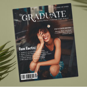 Carte Postale Faire-part Faits amusants   Photo de couverture du magazine G