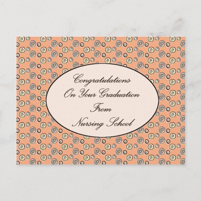 Carte Postale Faire-part Félicitations sur votre obtention du diplôme de (Devant)