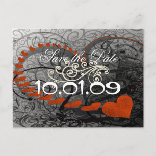 Carte Postale Faire-part Flèches du coeur rouge