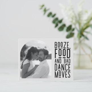 Carte Postale Faire-part Funny Arch Photo Wedding Save the Date