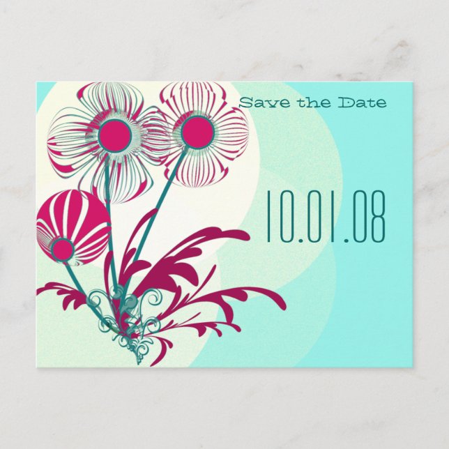 Carte Postale Faire-part Gagnant du prix Save The Date (Devant)
