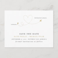 Gold Destination Wedding Enregistrer la date