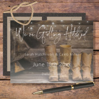 Grange et bottes Mariage rustique Cowboy Enregistr