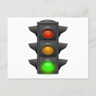 Carte Postale Faire-part Green light