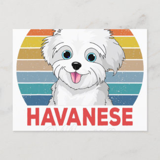 Carte Postale Faire-part Havanese Mama Cute Havanese Dog Mom Funny Girls