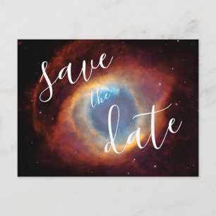 Carte Postale Faire-part Helix Nebula Photo Elegant Enregistrer la date