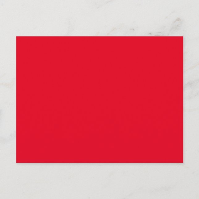 Carte Postale Faire-part Hex E6001D, Rouge Haricot  (Devant)
