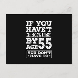 Carte Postale Faire-part Hilarious Age 55