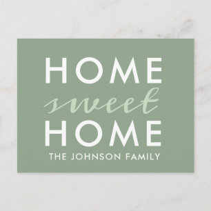 Carte Postale Faire-part Home Sweet Home   Nous avons bougé   Nouvelle cart