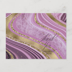 Carte Postale Faire-part ID majuscule du Mariage d'âge Abstrait ID827