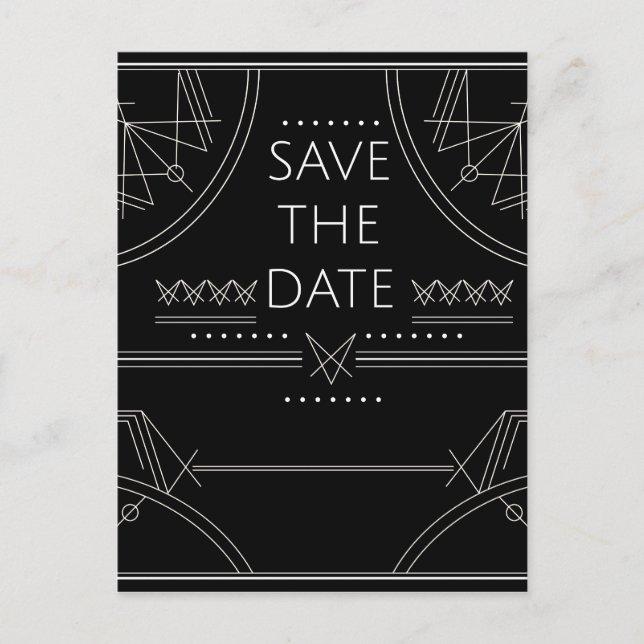 Carte Postale Faire-part illuminati enregistrer la date (Devant)