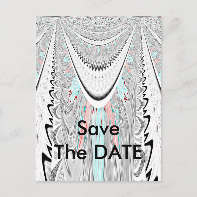 Carte Postale Faire-part Illustration vectorielle de couleur cygne douce et (Devant)