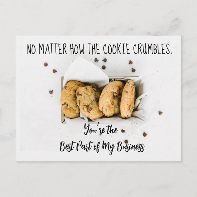 Carte Postale Faire-part immobilier COOKIE renvois marketing mailer Anno (Devant)