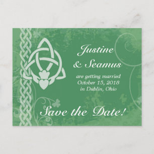 Carte Postale Faire-part Irlande Claddagh