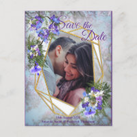 Jacaranda Blooms & Lily Bouquet Enregistrer la dat