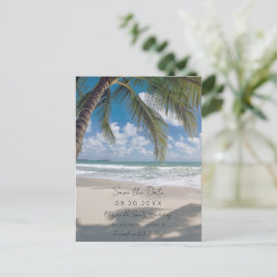 Carte Postale Faire-part Jamaïque Destination Beach Wedding Enregistrer la 