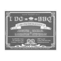 Je le fais | BBQ | Monogramme fiançailles