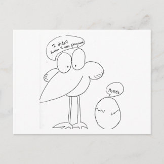 Carte Postale Faire-part Je suis enceinte ! ? !