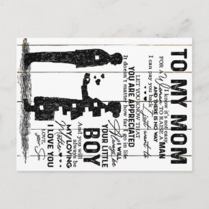 Carte Postale Faire-part Joli Fils À Mon Mère Cadeau   Jovely Family Cadeau