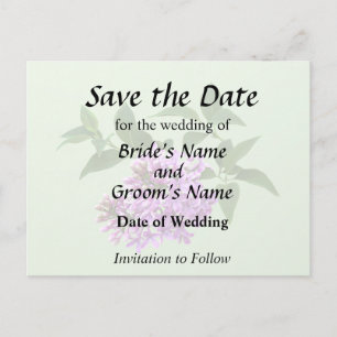 Carte Postale Faire-part Jolis Lilas