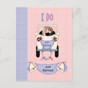 Carte Postale Faire-part Juste marié