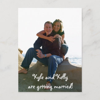 Carte Postale Faire-part Kyle et Kelly se marient !