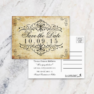 Carte Postale Faire-part La collection de mariage vintage The Ornate Flouri