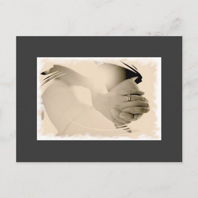 Carte Postale Faire-part le fiançailles (Devant)