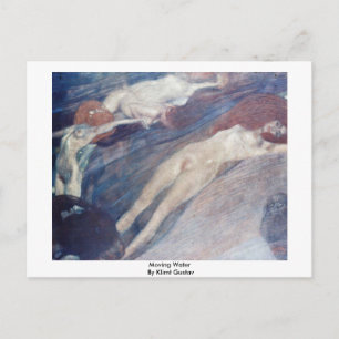 Carte Postale Faire-part L'eau mobile par Klimt Gustav