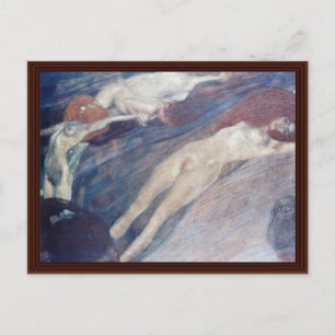 Carte Postale Faire-part L'eau mobile par Klimt Gustav
