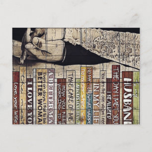 Carte Postale Faire-part Lettre de femme à mon mari   Nouvelle décoration i