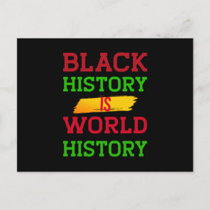 Carte Postale Faire-part L'histoire noire est l'histoire mondiale (2)