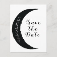 Lune croissante noire Astrologie Zodiaque Enregist