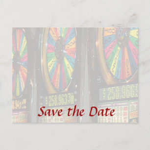 Carte Postale Faire-part Machines à sous Las Vegas