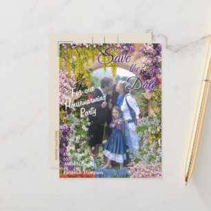 Carte Postale Faire-part Maison de campagne italienne en plein air