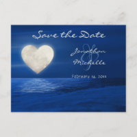 Mariage à Lune de coeur sur la plage en hiver Save